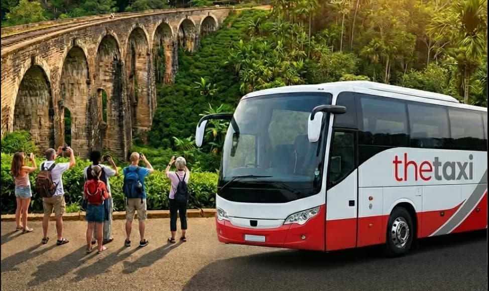 Group van and bus hire for private tours in Sri Lanka